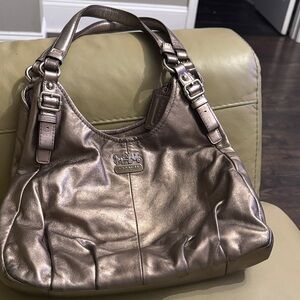 Coach Shimmering Bronze Hobo Bag
